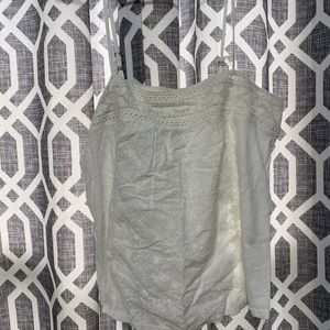 Lucky brand white lace tank
